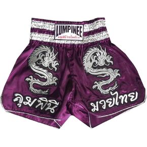 Muay Thai Kick Boxing Shorts : LUM-038-Violet Size S