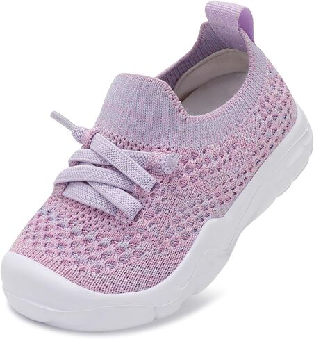 FEETCITY Toddler Sneakers Toddler Walking Shoes Boys Girls Toddler Tennis Shoes Lightweight Brethable Kids Slip On Shoes in Saudi Arabia