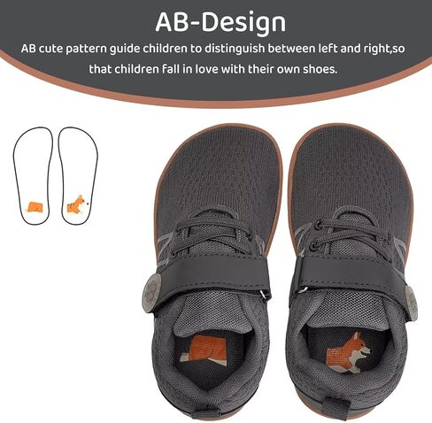 أحذية WateLves للأطفال الصغار واسعة حافي القدمين للأولاد والبنات أحذية رياضية بسيطة تسمح بالتهوية وخفيفة الوزن للمشي تناسب بشكل طبيعي نعل صفر in Kuwait