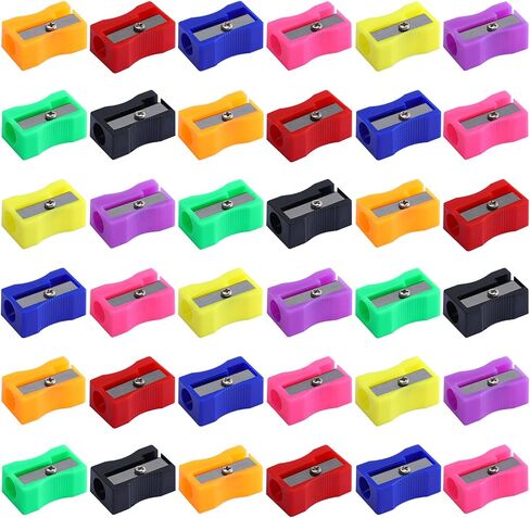 XYW 150 Pieces Pencil Sharpeners in Bulk - Colorful Mini Handheld Pencil Sharpener for Kids, Small Manual Pencil Sharpeners for School Classroom Home Office Supplies in Saudi Arabia