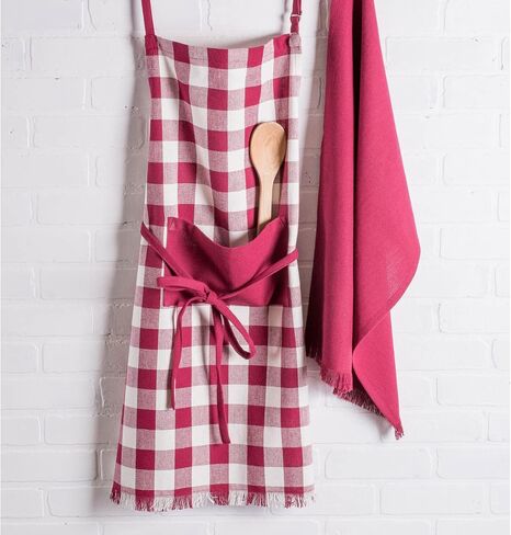 DII unisex 100% CottonWoven Fringed Check Plaid in Saudi Arabia