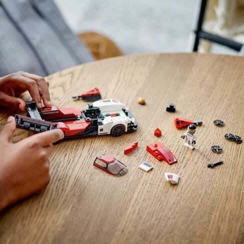 LEGO Speed Champions Porsche 963 76916, Model Car Building Kit, Racing Vehicle Toy for Kids, 2023 Collectible Set with Driver Minifigure in Saudi Arabia