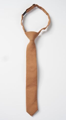 Otis & Oliver Boys Solid Color Tie Pre-Tied Kids Necktie Age 1-12 Adjustable Woven Cotton Church Wedding School Graduation in Saudi Arabia