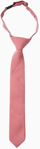 Otis & Oliver Boys Solid Color Tie Pre-Tied Kids Necktie Age 1-12 Adjustable Woven Cotton Church Wedding School Graduation in Saudi Arabia