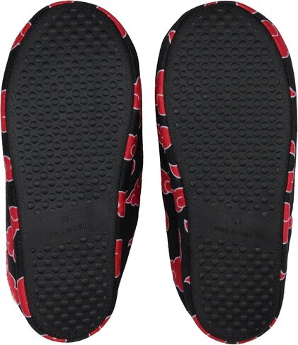 Naruto Shippuden Fuzzy Slippers, Naruto Akatsuki Red Cloud Fleece Lined Slippers For Men For Women, House Slippers for Indoors (Small/Medium) in Saudi Arabia