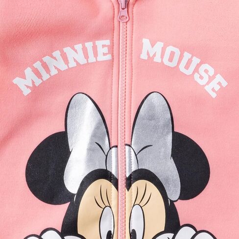 Disney Minnie Mouse Girls Zip Up Fashion Hoodie Jacket in Saudi Arabia