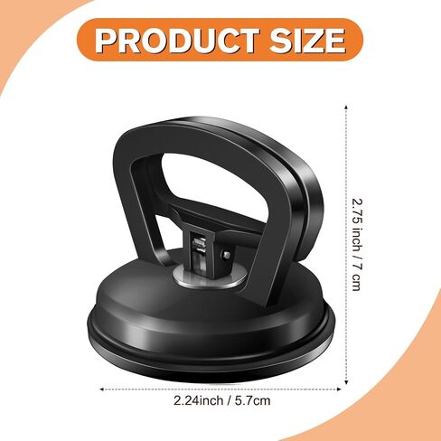 Car Dent Puller-2 Pack Small Dent Remover Tool for car Paintless Dent Removal Kit-Suction Cup Dent Puller Removal Tool（Orange+Orange） in Saudi Arabia
