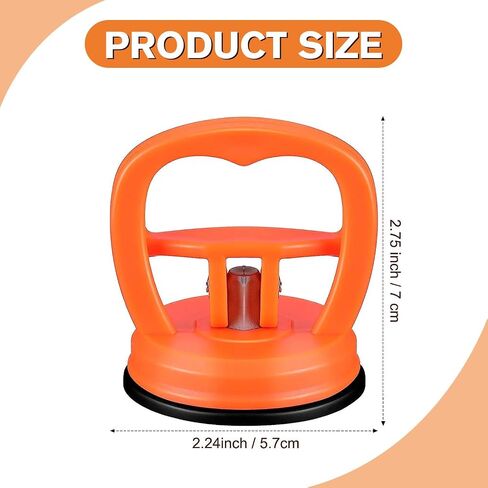 Car Dent Puller-2 Pack Small Dent Remover Tool for car Paintless Dent Removal Kit-Suction Cup Dent Puller Removal Tool（Orange+Orange） in Saudi Arabia