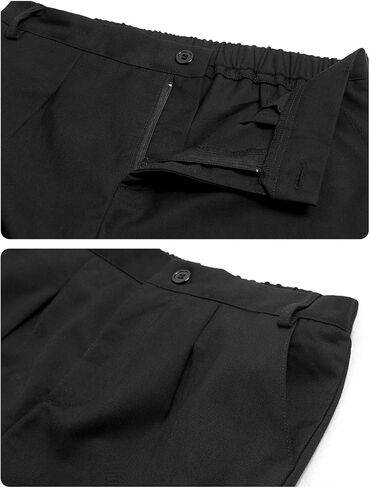 A&J DESIGN Boys 6-Piece Formal Suit Vest and Pant Set with Dress Shirts, Vest, Pants, Tie, Bowtie and Pocket Square in Kuwait