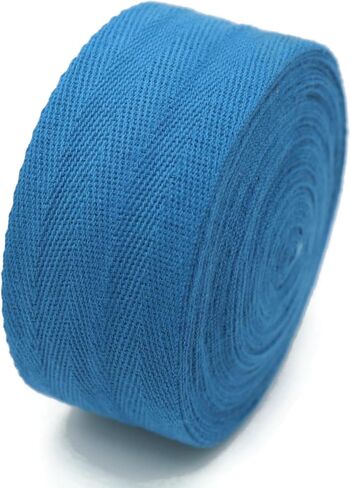 1" & 1.18" & 1.5'' & 2" Cotton Twill Tape - 10 Yards - 50+ Colors -%100 Natural Cotton 1 Inch 1.5 Inch 2 Inch Herringbone Bias Binding Cotton Tape Trim for Sewing Wrapping Craft DIY 10573 (Silver)… in Kuwait