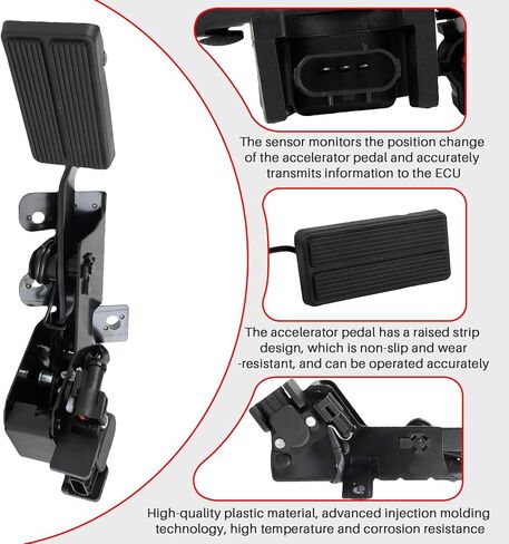 F81Z9F836AA دواسة غاز ومستشعر متوافق مع F-o-r-d Excersion F-250 F-350 F-450 F-550 Super Duty 7.3L V8 ديزل توربو F81Z9F836AB F81Z-9F836-AA F81Z-9F836-AB in Kuwait
