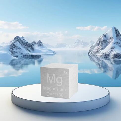 Zinc Cube Zn 99.995% Metal Element Cube Pure 10mm Density Cube for Elements Collection DIY Teacher Science Creative Gift (0.39inch, Zn) in Kuwait