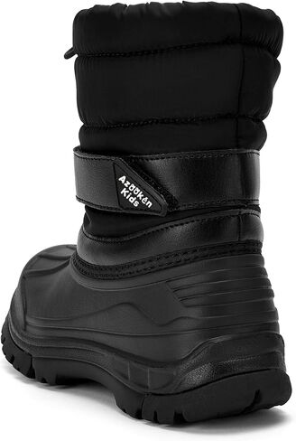 Azooken Kid's Snow Boots Winter Waterproof Slip Resistant Cold Weather Shoes(Little Kid/Big Kid) in Kuwait