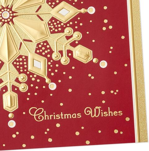 Hallmark Boxed Holiday Cards, Red and Gold Snowflake (40 Cards with Envelopes) in Saudi Arabia