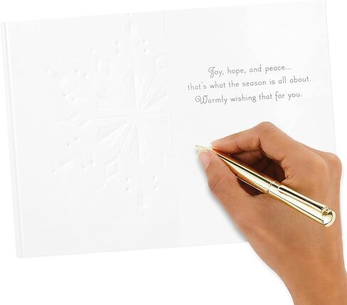 Hallmark Boxed Holiday Cards, Red and Gold Snowflake (40 Cards with Envelopes) in Saudi Arabia