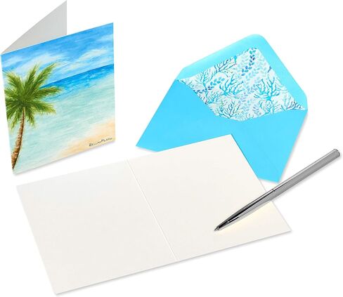 Papyrus Blank Cards with Envelopes - Designed by Bella Pilar, Into the Blue (20-Count) in Saudi Arabia
