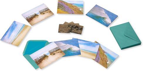 Papyrus Blank Cards with Envelopes - Designed by Bella Pilar, Into the Blue (20-Count) in Saudi Arabia