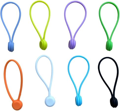 Generic 8pcs Magnetic Fabric Clips Slicone Magnetic Needle Minders Needle Keeper for Cross Stitch Embroidery Needlework Accessories in Saudi Arabia