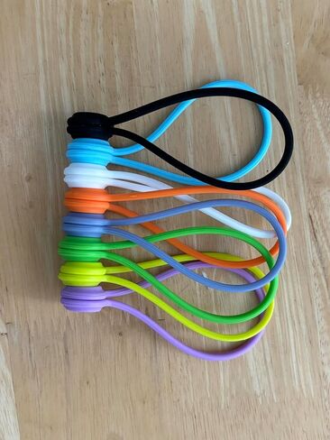 Generic 8pcs Magnetic Fabric Clips Slicone Magnetic Needle Minders Needle Keeper for Cross Stitch Embroidery Needlework Accessories in Saudi Arabia