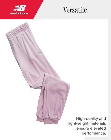 New Balance Girls' Sweatsuit Set - 2 Piece Velour Zip Up Hoodie Sweatshirt and Jogger Pants - Girls' Activewear Set (7-12) in Saudi Arabia
