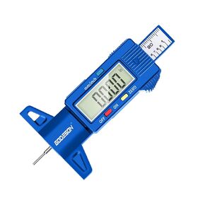 GODESON Digital Tire Tread Depth Gauge,Tire Tread Depth Gauge in 1 Inch/25.4 mm,Tire Depth Gauge with Large LCD Display,Tread Depth Gauge Suitable for All Vehicle Tires-Blue