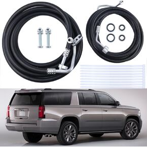 SU33468 Rear AC Line Set Air Conditioning Hoses Compatible with Chevy Suburban Cadillac Escalade ESV GMC Yukon XL(For Long wheelbase SUV)