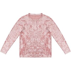 ESTAMICO Women Comfy Sleepwear Long Sleeve Pajamsa Tops