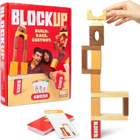 WHAT DO YOU MEME? Block Up — Head to Head Strategic Stacking Game, Family Games for Kids and Adults, Games for Kids 8-12 by Relatable