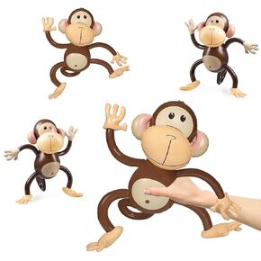 The Dreidel Company Monkey Inflate 27" (3-Pack)