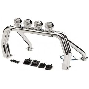 Traxxas 9262X Roll Bar with LED Light Bar for K10 Cheyenne and F-150 TRX-4