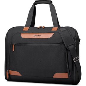 Garment Bags for Travel, Carry on Garment Bag with Shoulder Strap, Foldable Suit Travel Bags for Men, Wrinkle Free Garment Travel Bag for Hanging Clothes, Black