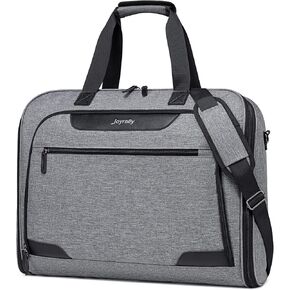 Garment Bags for Travel, Carry on Garment Bag with Shoulder Strap, Foldable Suit Travel Bags for Men, Wrinkle Free Garment Travel Bag for Hanging Clothes, Black