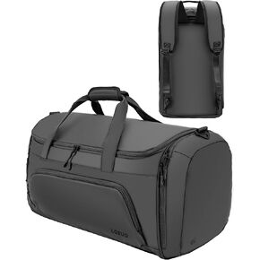 100% Waterproof Travel Garment Duffle Bags Combo Carry On for Women Men, Mens 3 In 1 Convertible Garment Bags for Travel with Shoe Compartment, High Capacity Folding Suit Bag Travel