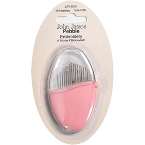 John James Pebble Embroidery Needles Assorted Sizes 5/10