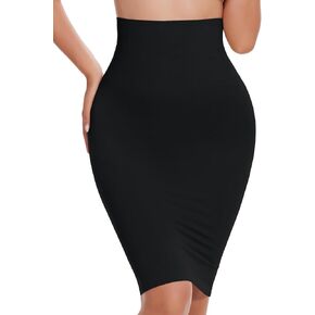 JOYSHAPER Shapewear Slip for Under Dresses Half Slip Tummy Control Dress Seamless Skirt Slip Body Shaper