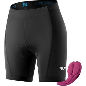 ROCKBROS Bike Shorts for Women Padded Bike Shorts Women's Cycling Shorts 4D Breathable Pad Mountain Road Bike Tights