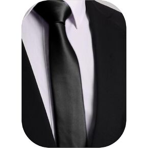 Dibi Solid Color Ties for Men, Formal Mens Ties, Neck Tie, Classic Tie for Boys Women Teens, Wedding Business Costume Necktie