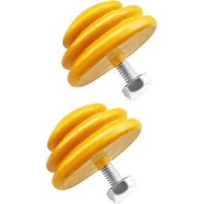 Bump Stop Kit Fit for Belltech 4923 Chevrolet GMC, 2.01" x 2.5" Bumper Absorber with Threaded Stud, Polyurethane Jounce Bumper 2 Pack