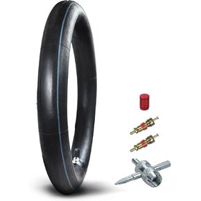 Front 70/100-17 2.75-17 Inner Tube for 110cc 125cc KLX125 KLX140 KX85 TTR125 YZ80 YZ85 RM80 CT90 DRZ125 TaoTao DB17 Apollo RFZX18 Coolster Dirt Pit Bike Off Road Motocross Heavy Duty 1 Pack