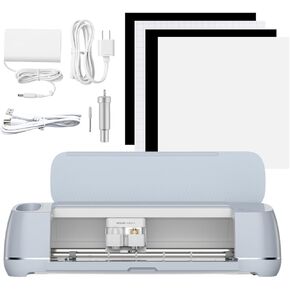 Cricut Maker 3 - Smart Cutting Machine, 2X Faster & 10X Force, Matless Cutting with Smart Materials, Cuts 300+ Materials, Bluetooth Connectivity, Compatible with iOS, Android, Windows & Mac