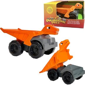 Iguanadon Landmover Construction Toy Dump Truck by Prehistoric Pals