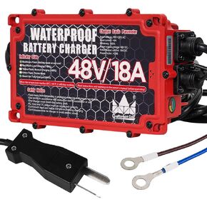 CRAFTSMAN GOLF 48 Volt 18 Amp Golf Cart Battery Charger for 48V EZGO Club Car Yamaha Onboard Golf Cart Charger with Crowfoot Plug