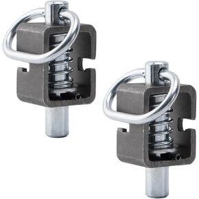 Spring Latch Lock, Weld-On Spring Latch Assembly, Trailer Gate Latch, Pack of 4 (Universal)