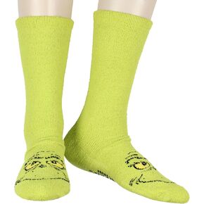 جوارب Grinch ذات النعال المتوافقة مع جوارب العطلات الغامضة ذات الطابع العائلي in Kuwait