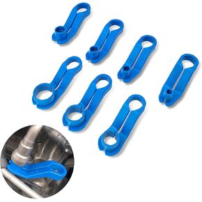 7 PCS Fuel Line Disconnect Tool Set, New Upgrade Air Conditioner Line Disconnect Tool Kit, Quick Disconnect Tool for Car Automotive AC Fuel Line Transmission Oil Cooler Line