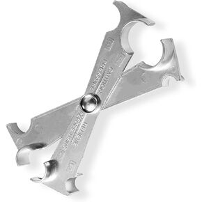 Scissor Fuel Line Disconnect Tool, 4-in-1 Fuel Filter Tool for 3/4in 5/8in 1/2in 3/8in Quick Disconnection A/C Line Transmission Line Remover Tool Compatible with Ford/GM/Chrysler/Mazda