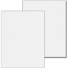 20 Sheets, 130 lb (350 gsm) - Thick Heavy White Cardstock, Heavyweight Cardboard Paper - 8.5 x 11 inches