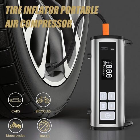 Jump Starter with Air Compressor for Car 1000A Battery Jumper Starter Portable 150PSI Tire Inflator Portable Air Compressor Red Blue Emergency Strobe Lights for Vehicle 12V Jump Start Battery Pack in Saudi Arabia