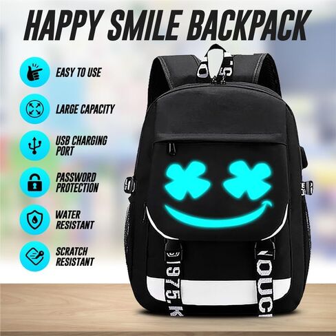 Kids Backpack Boys Anime Backpack Bookbag for Boys School Bag Boys Backpack 8-12 Years Old Middle School Travel Back Pack Teen with USB Charging Port Anti-Theft Lock Shoulder Bag Pensil Case in Saudi Arabia