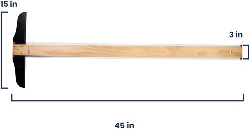 Pacific Arc 42 Inch T Square, Traditional Maple Blade with Acrylic Edge in Saudi Arabia